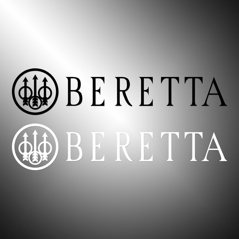 Beretta 2X Sticker Decals (not printed)