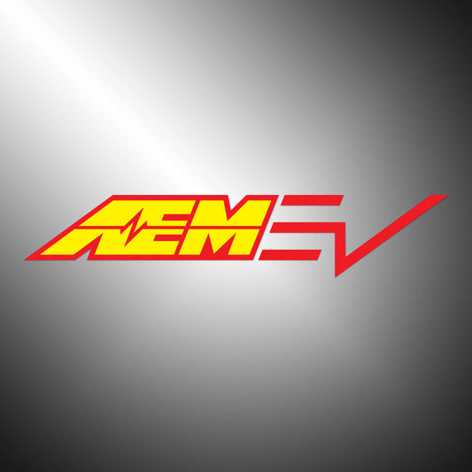 AEM EV Sticker Decals (not printed) dual color