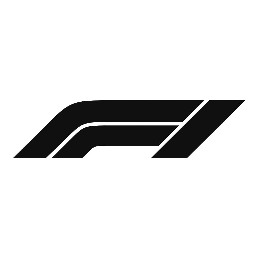 Formula 1 One Sticker Decals (die cut not printed)