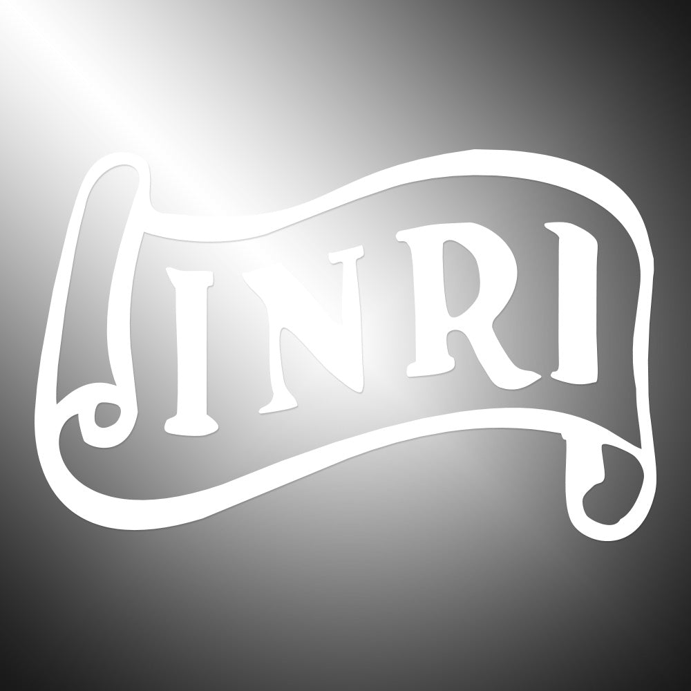 INRI Jesus the Nazarene, King of the Jews | Sticker Decals (not printed)
