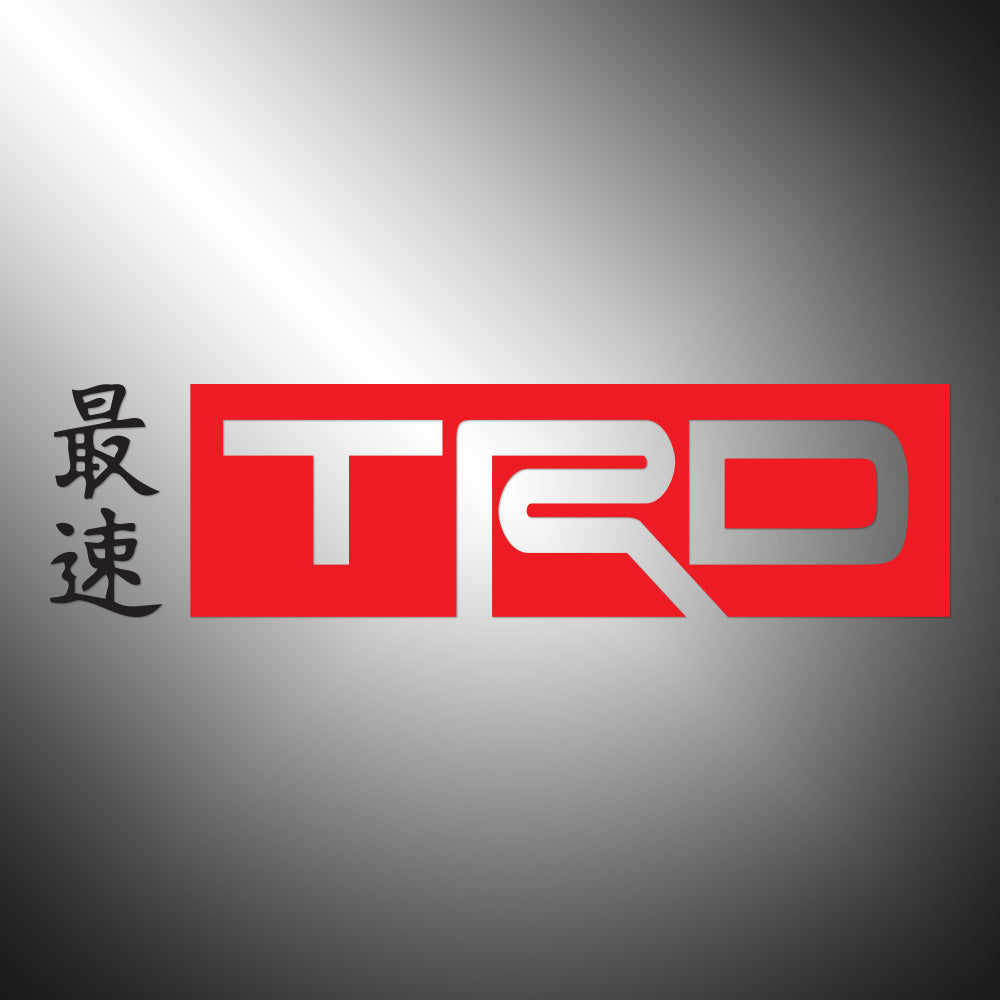 TRD Japan Sticker Decals (not printed) Toyota Racing Development
