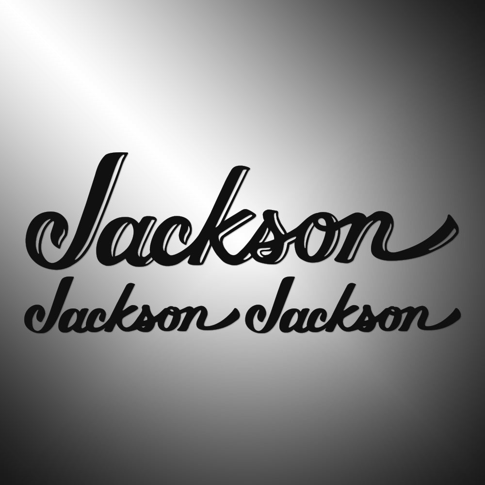 Jackson Guitars 3X Sticker Decals (not printed)