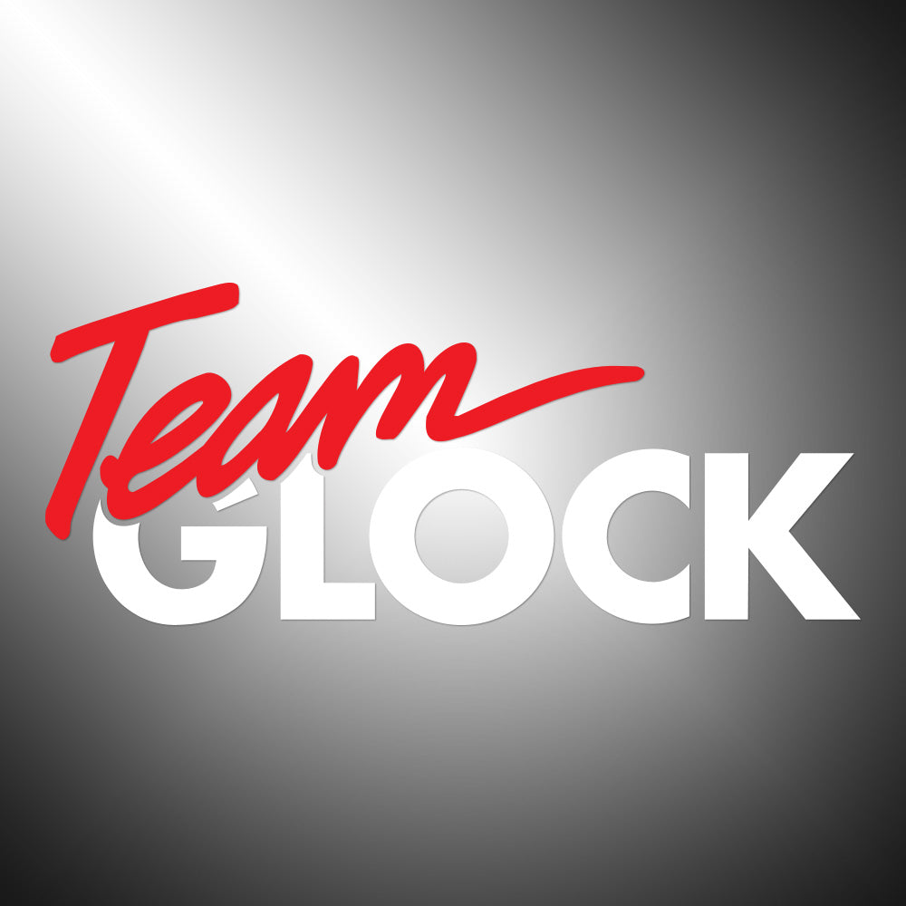 Team Glock Sticker Decals (die cut not printed) dual colors