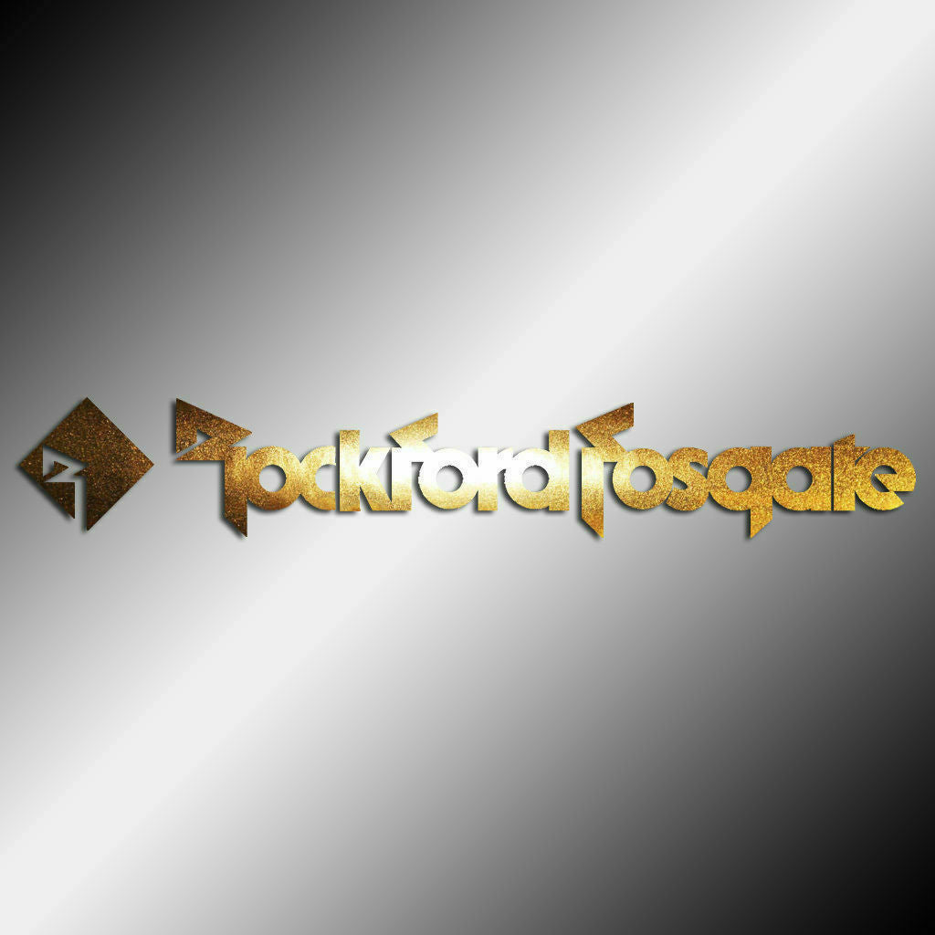 Rockford Fosgate Sticker Decals (not printed)