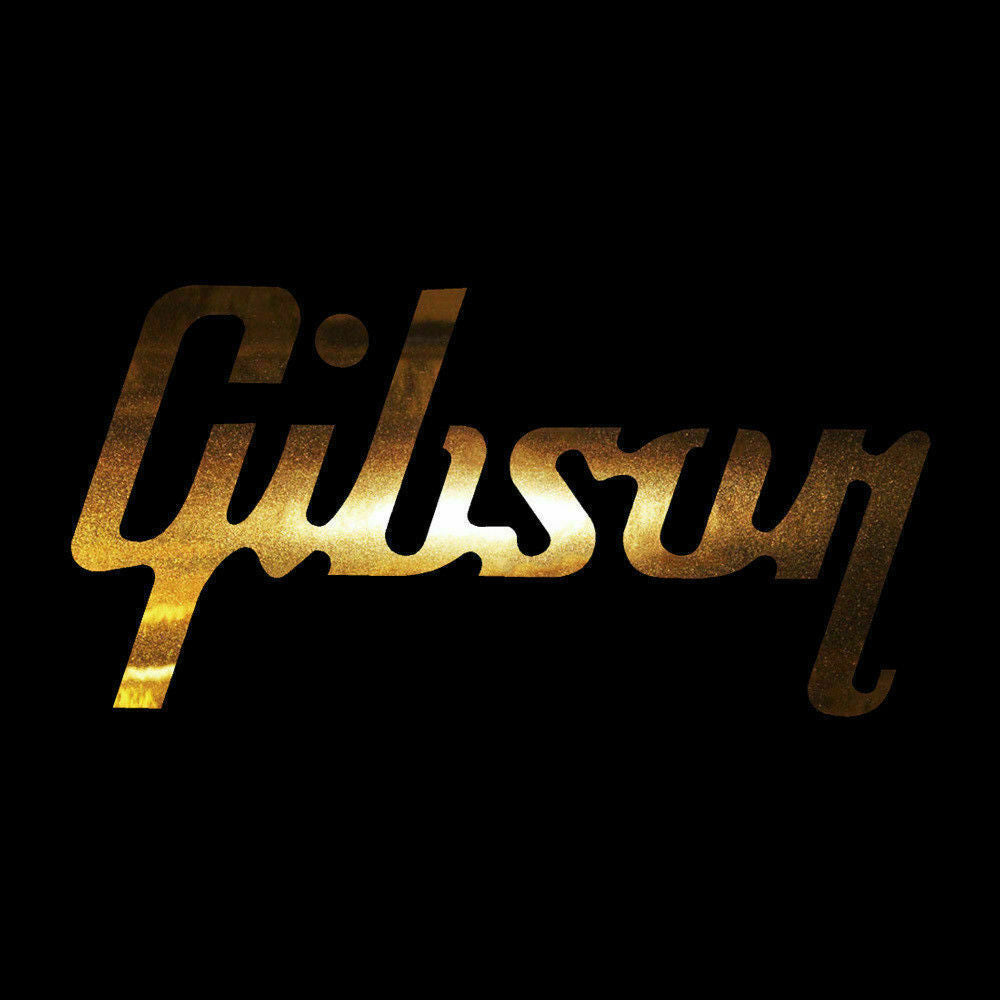 Gibson Sticker Decals (not printed) Large Guitars