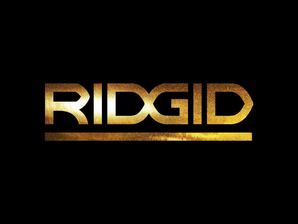 Ridgid Tools Gold Chrome Sticker Decals (not printed)