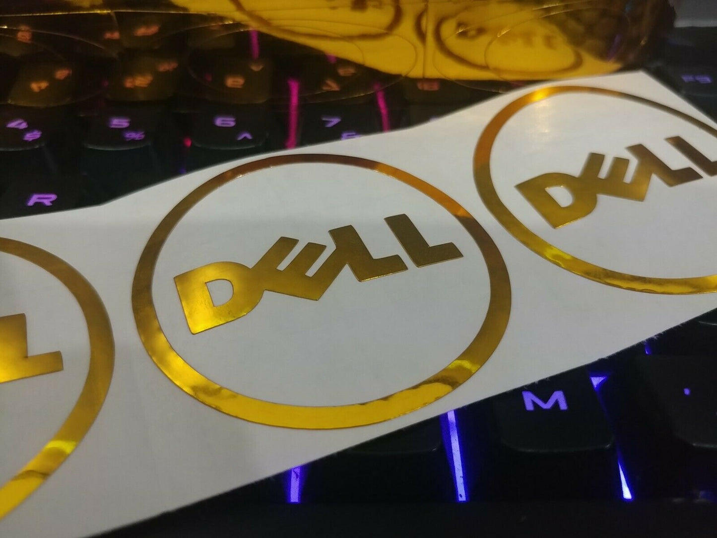 Dell Gold Decals | Circle