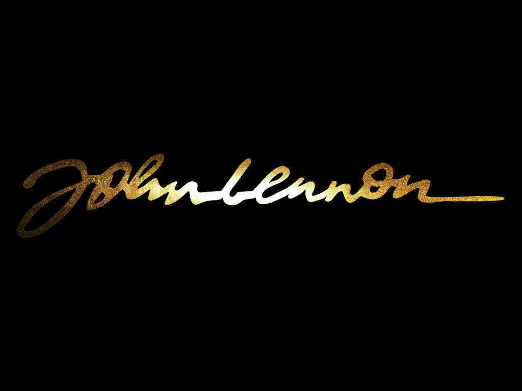 John Lenon Signature Sticker Decals (not printed)
