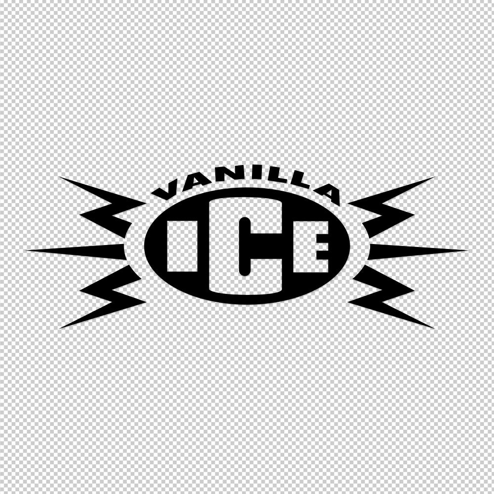 ICE ICE BABY Sticker Decals (not printed)