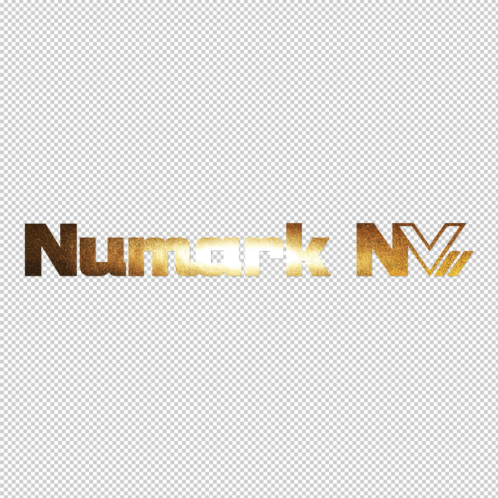 Numark NV DJ Sticker Decals (die cut not printed)