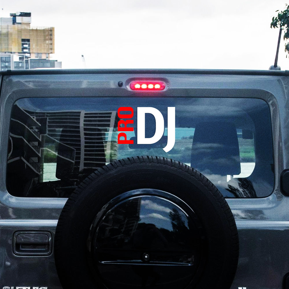 pioneer pro dj car sticker