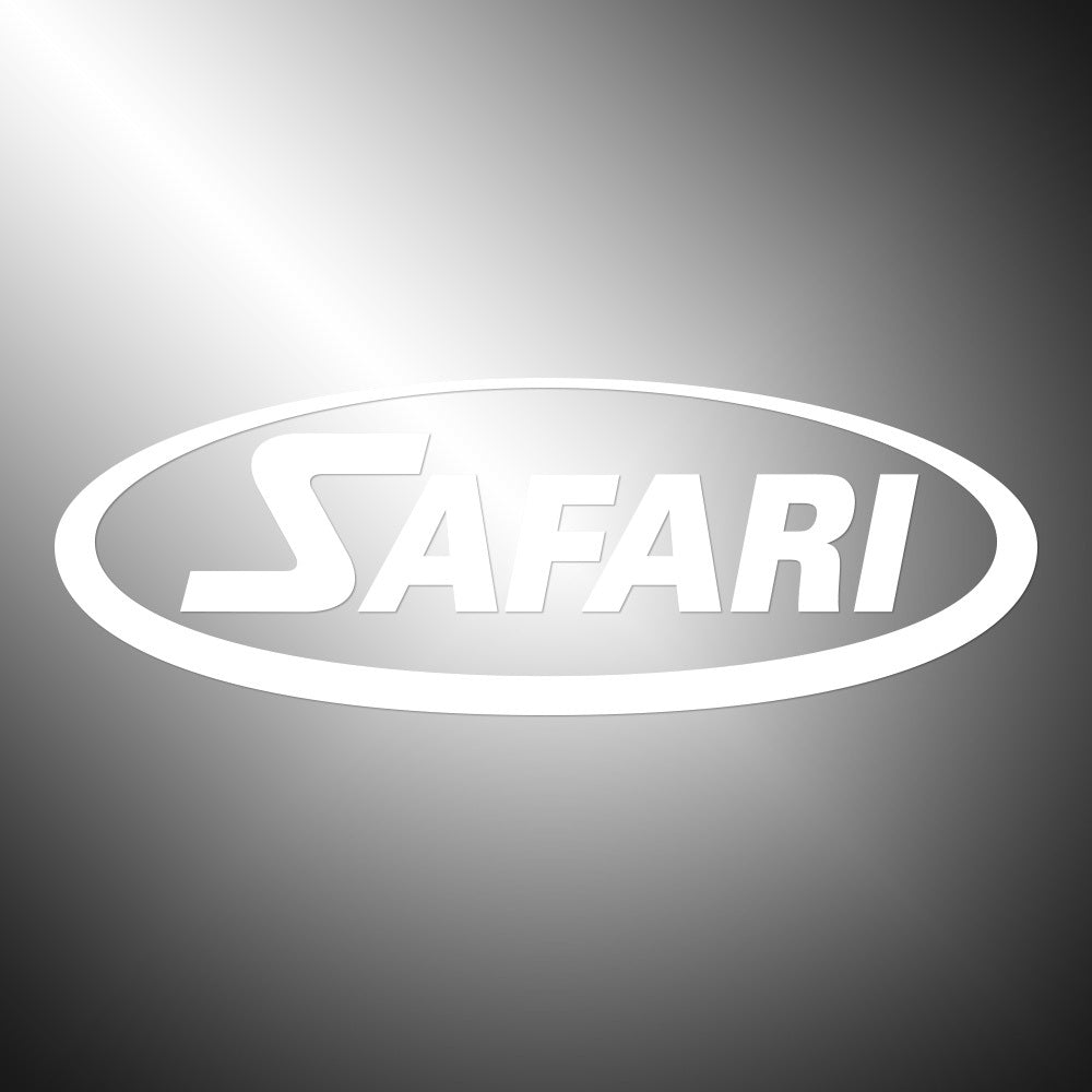 Safari Snorkel 4x4 Sticker Decals (die cut not printed)