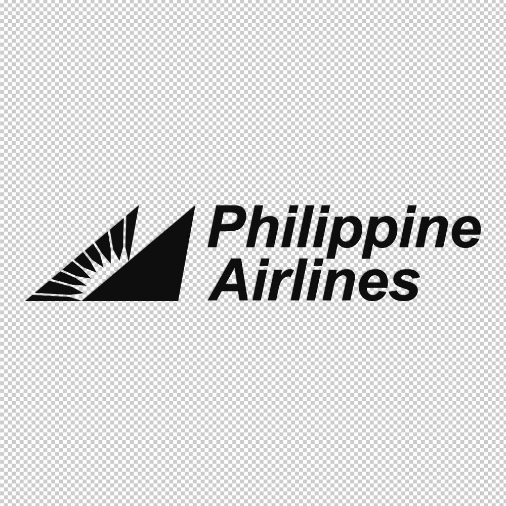 Philippines Airlines Sticker Decals (die cut not printed)