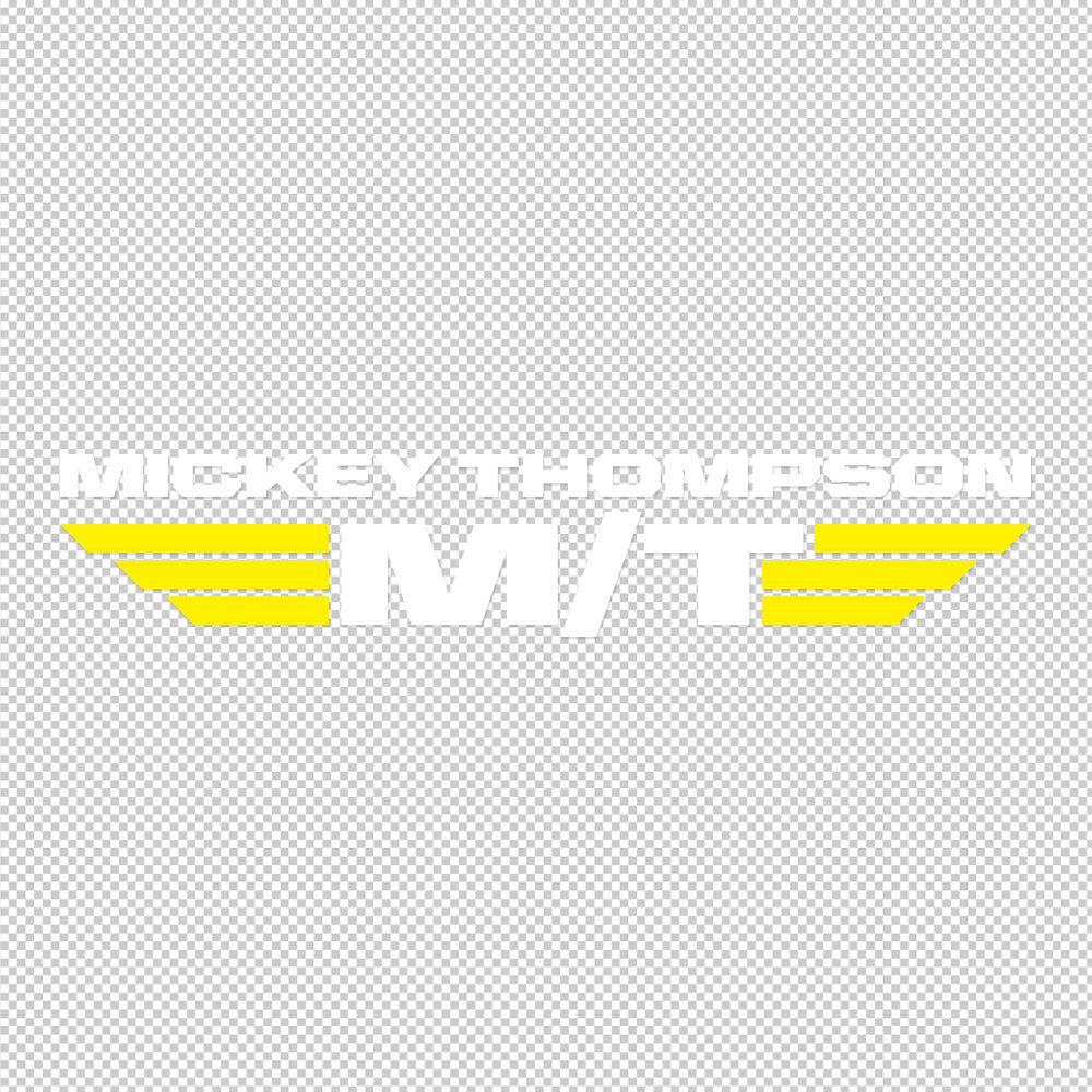 Mickey Thompson Tires Sticker Decals (not printed) Dual Colors