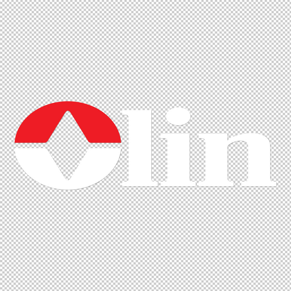 Olin Sticker Decals (die cut not printed) dual colors ammo