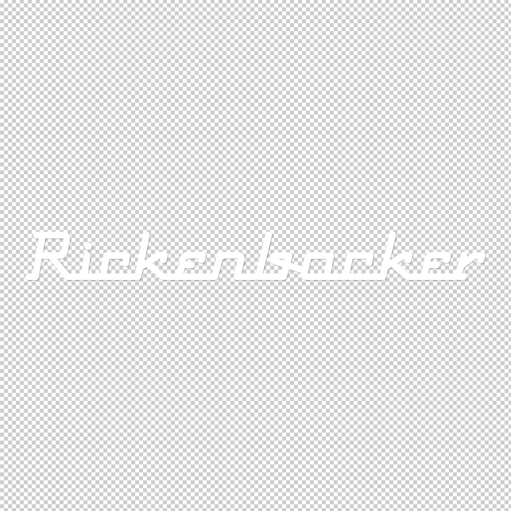 Rickenbacker Guitars Sticker Decals (not printed)
