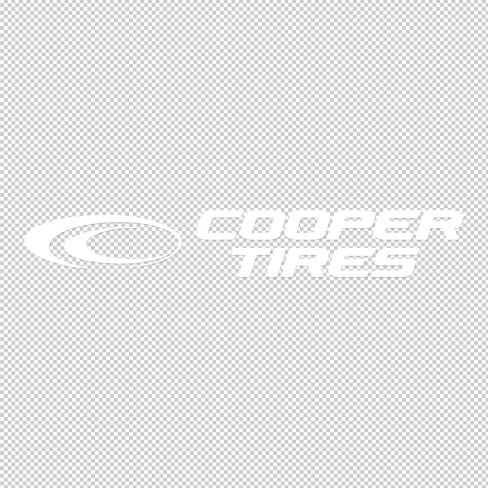Cooper Tires Sticker Decals (not printed)