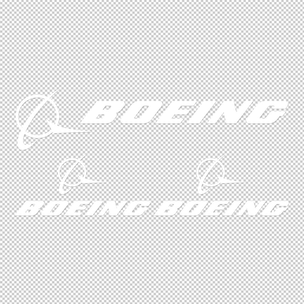 3X Boeing Sticker Decals (not printed)