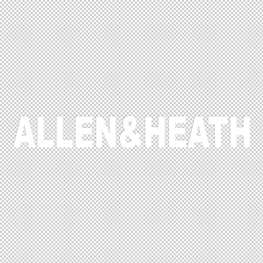 Allen & Heath Sticker Decals (die cut not printed)