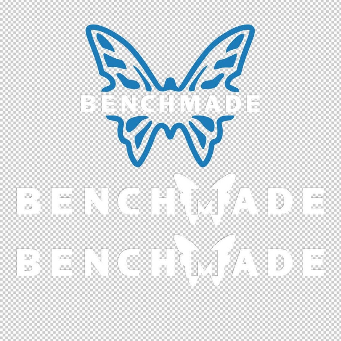 Benchmade 3X Sticker Decals (not printed) dual color