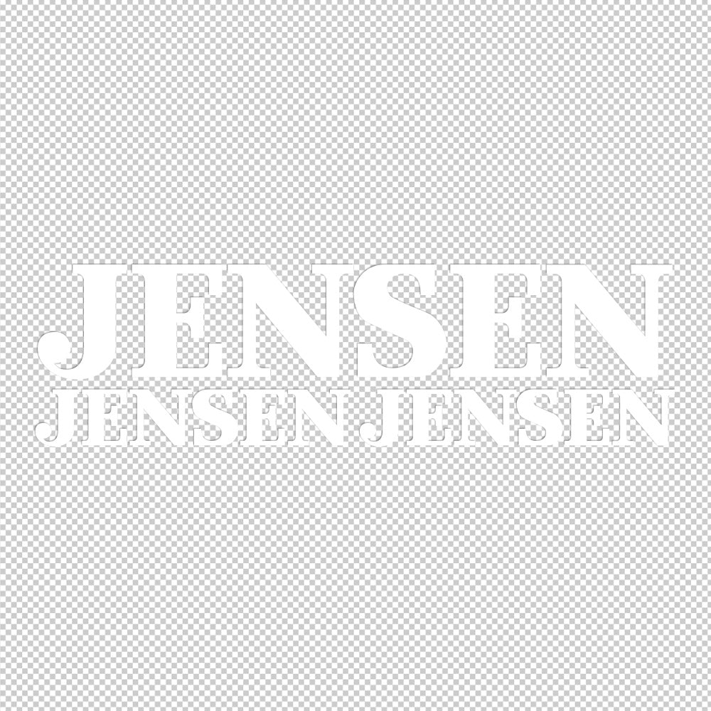 Jensen Sticker Decals (not printed)