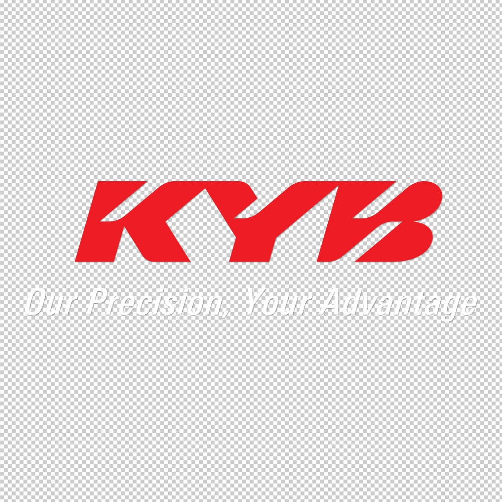 KYB Kayaba Sticker Decals (not printed) dual color