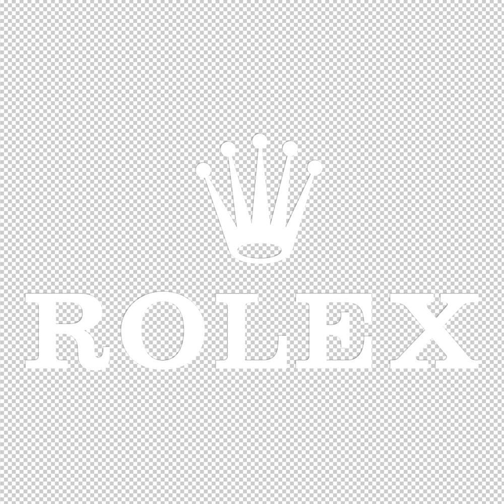 white rolex car windshield sticker