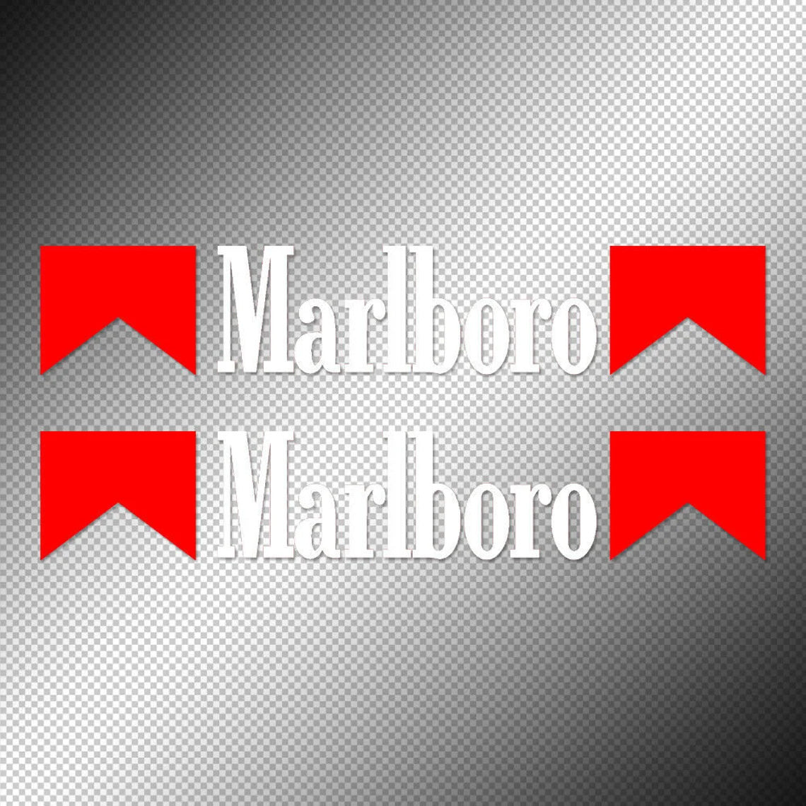 marlboro white windshield decals motorcycle ferrari sponsor