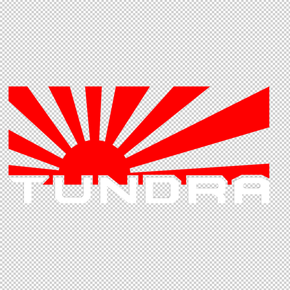 Toyota Japan Tundra Sticker Decals (not printed)