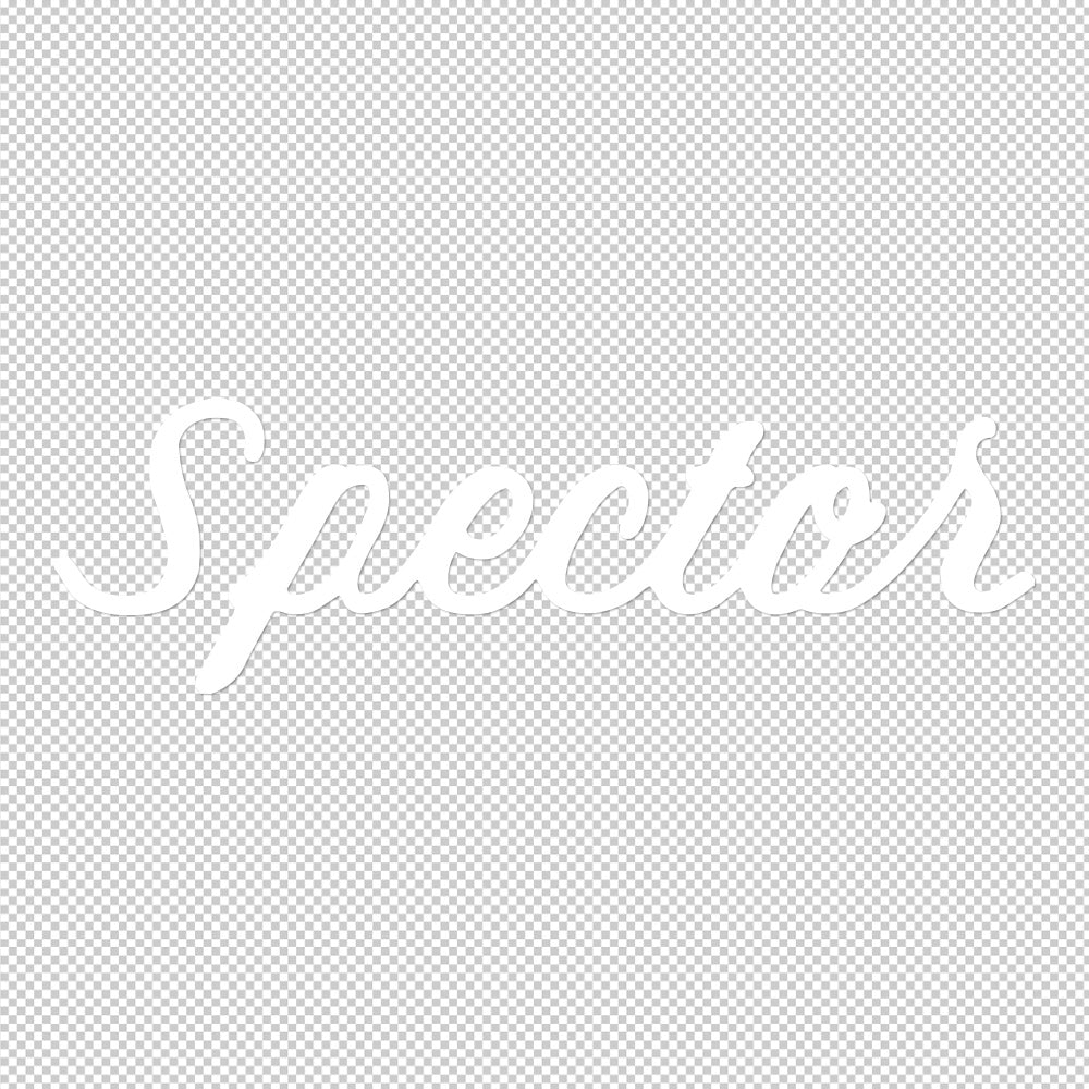 Spector Bass Guitars Sticker Decals (not printed)
