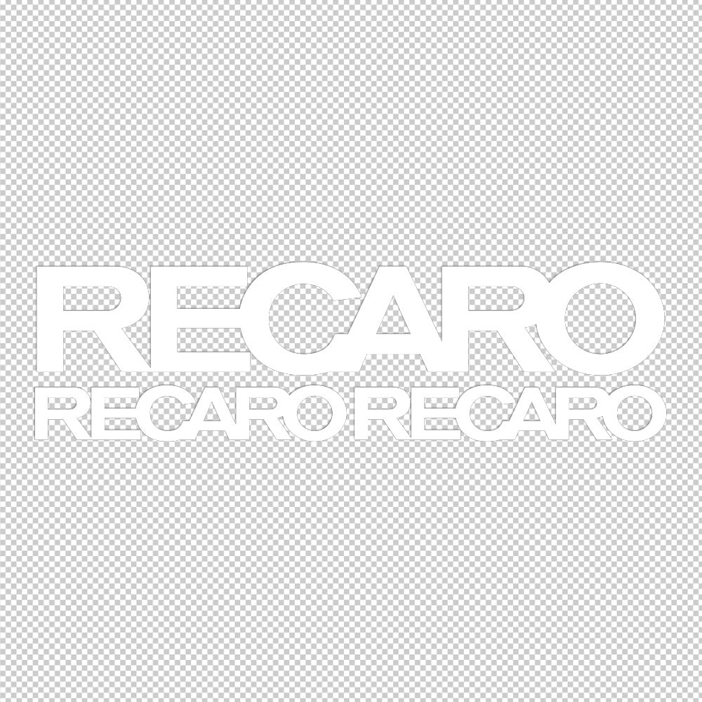 Recaro Sticker Decals (not printed)