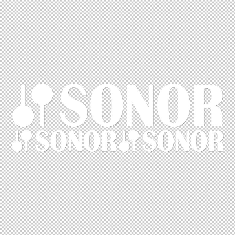 Sonor Drums 3X Sticker Decals (not printed)
