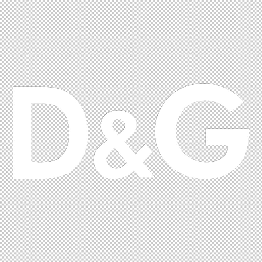 D & G Sticker Decal (not printed) Large