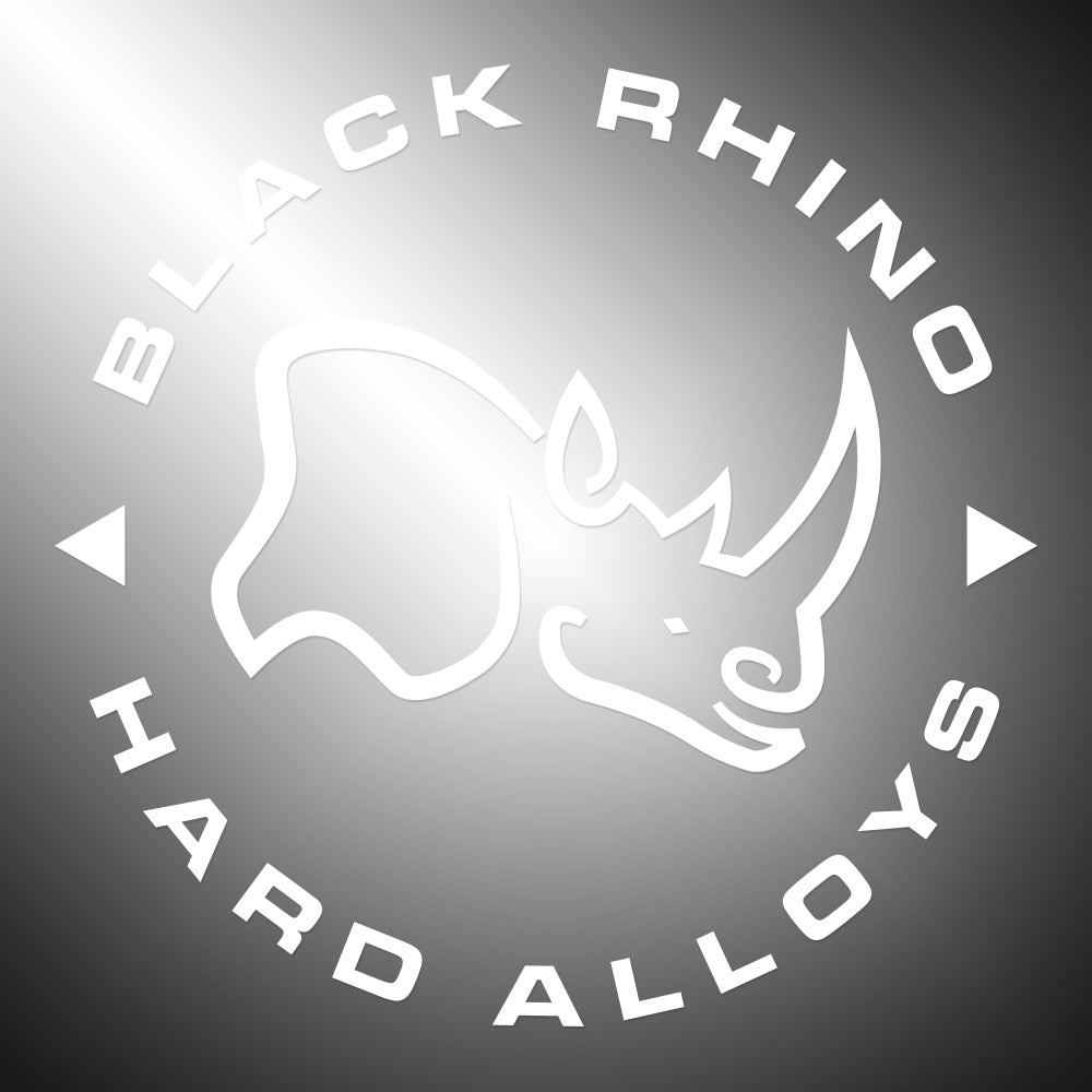Black Rhino Circle | Sticker Decals (not printed)