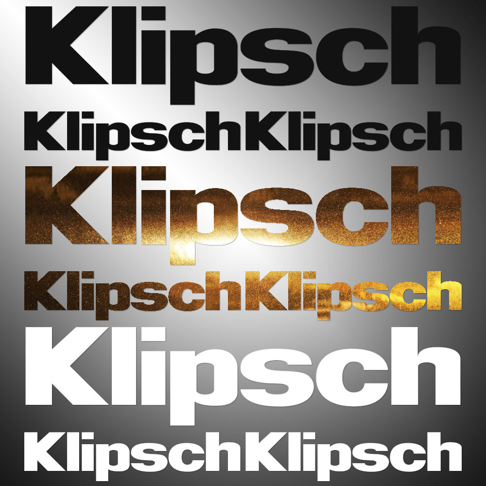 Klipsch 3X Sticker Decals (not printed)