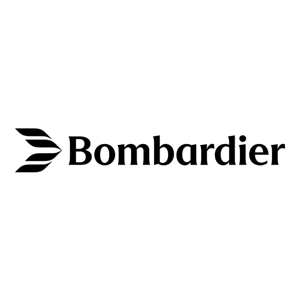 Bombardier Sticker Decals (die cut not printed)
