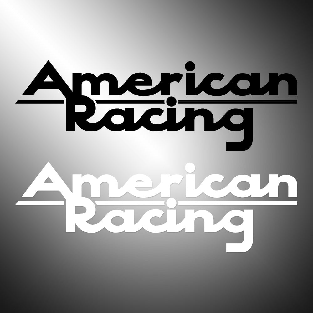 American Racing Sticker Decals (not printed) Wheels