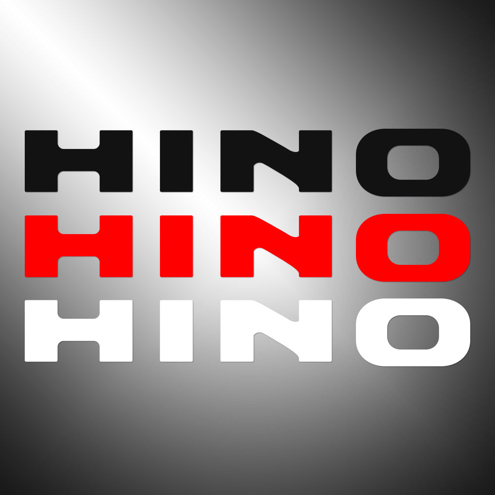Hino Trucks Sticker Decals (die cut not printed) (Copy)