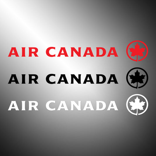 Air Canada Sticker Decals (die cut not printed)