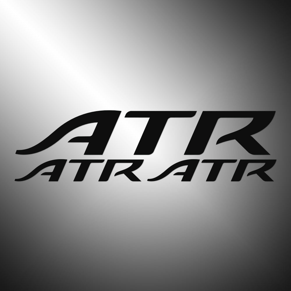 ATR Plane 3X Sticker Decals (not printed)