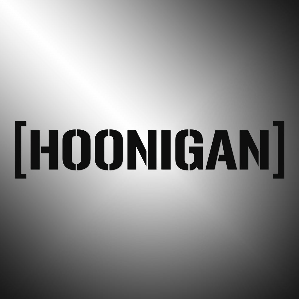 Hoonigan Sticker Decals (not printed)