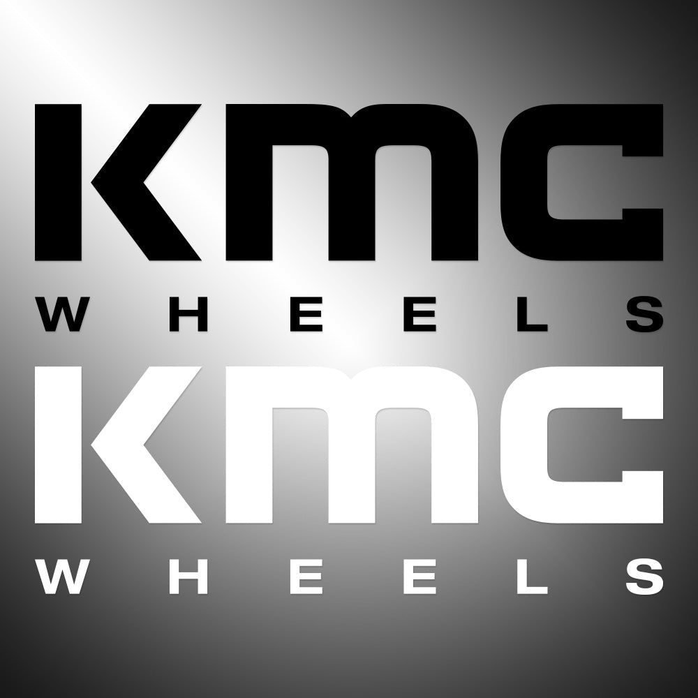 KMC Sticker Decals (not printed) Wheels