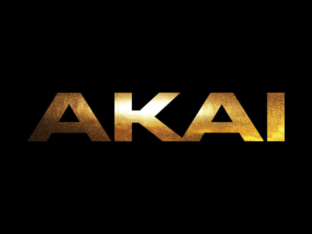 akai gold car sticker
