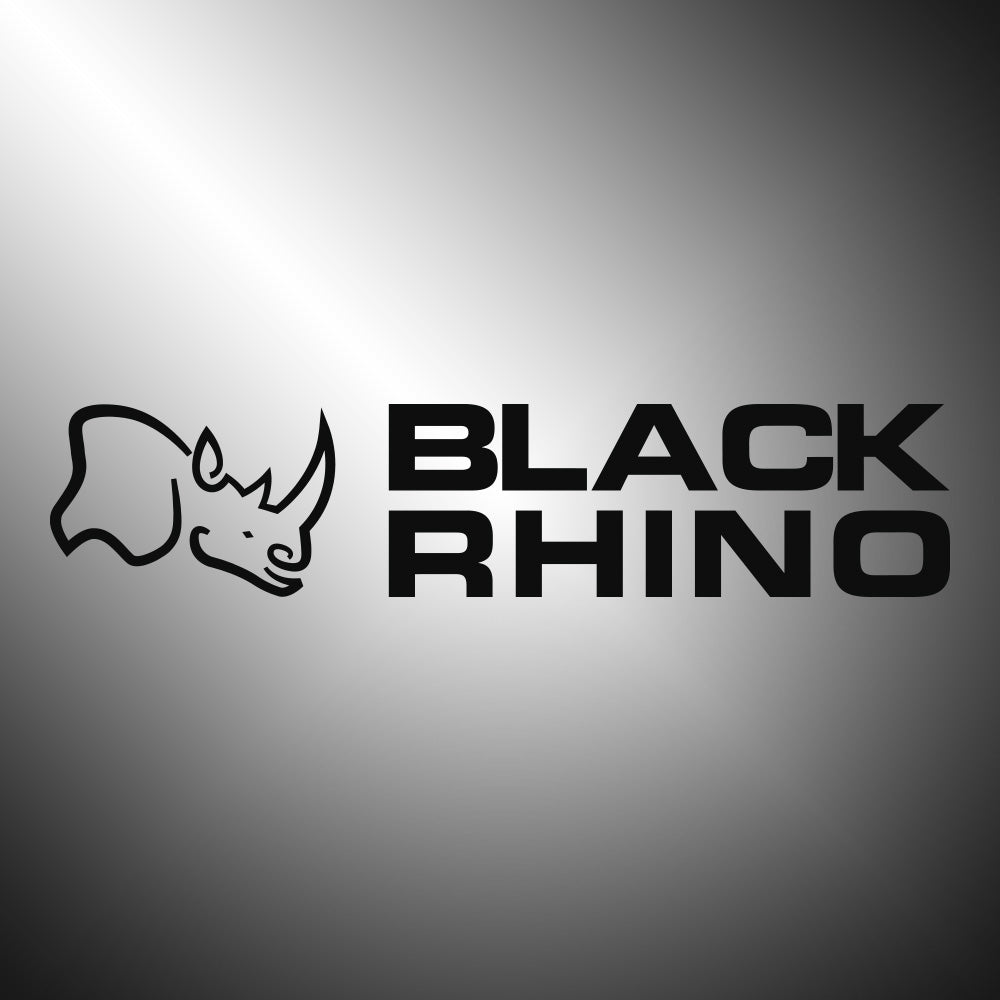 Black Rhino Sticker Decals (not printed)