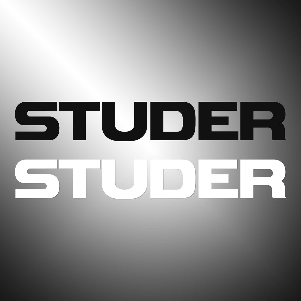 Studer Sticker Decals (not printed)