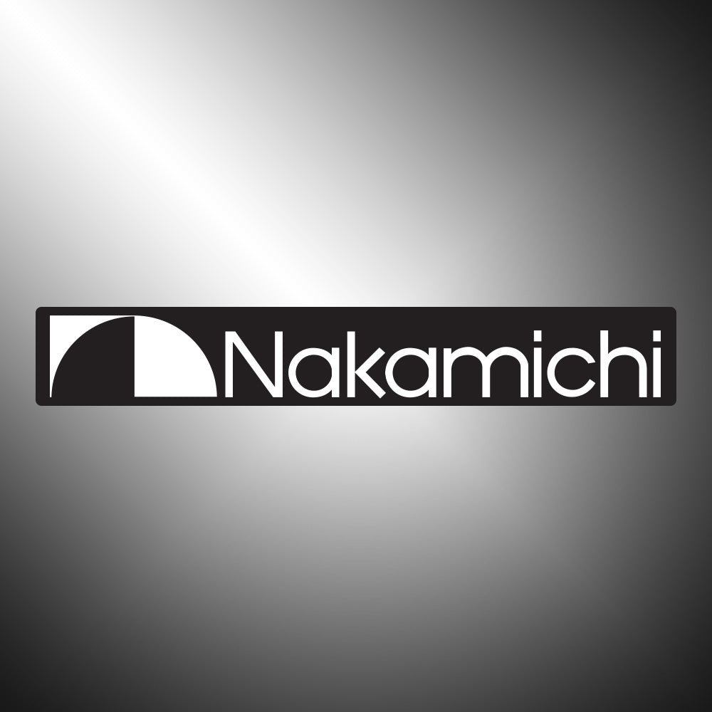Nakamichi Sticker Decals (not printed) dual color