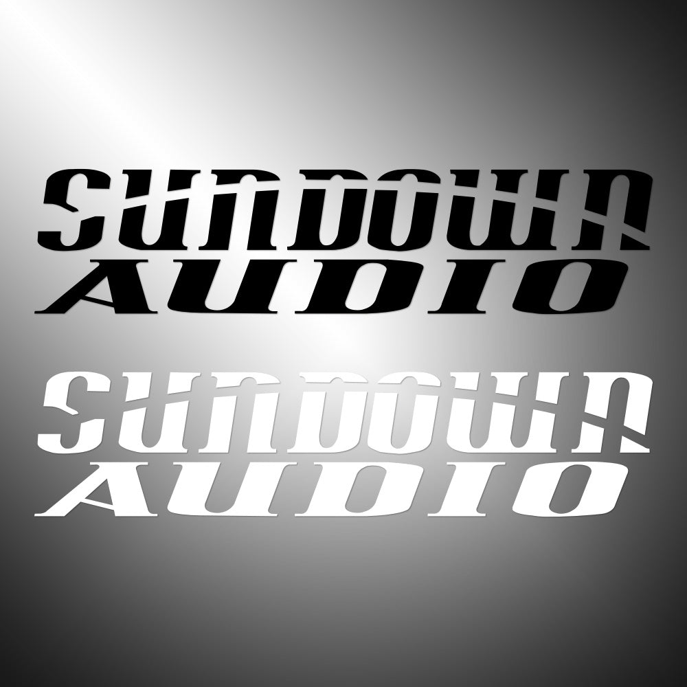 Sundown AudioSticker Decals (not printed)