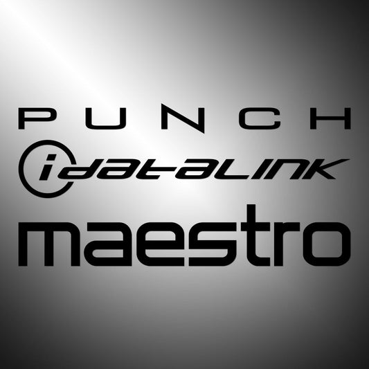 3X Rockford Fosgate Punch datalink Maestro Sticker Decals (not printed)