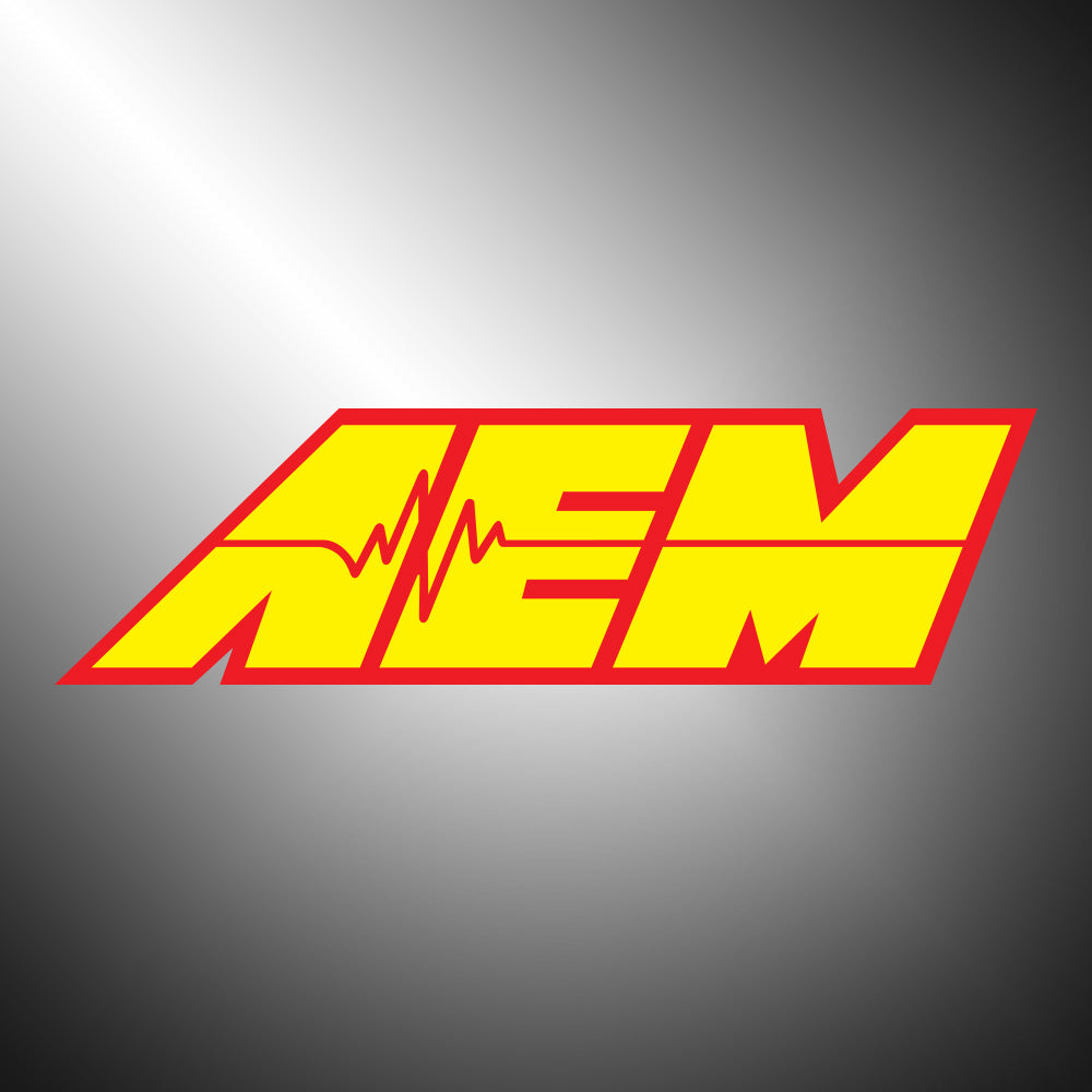 AEM Sticker Decals (not printed) dual color