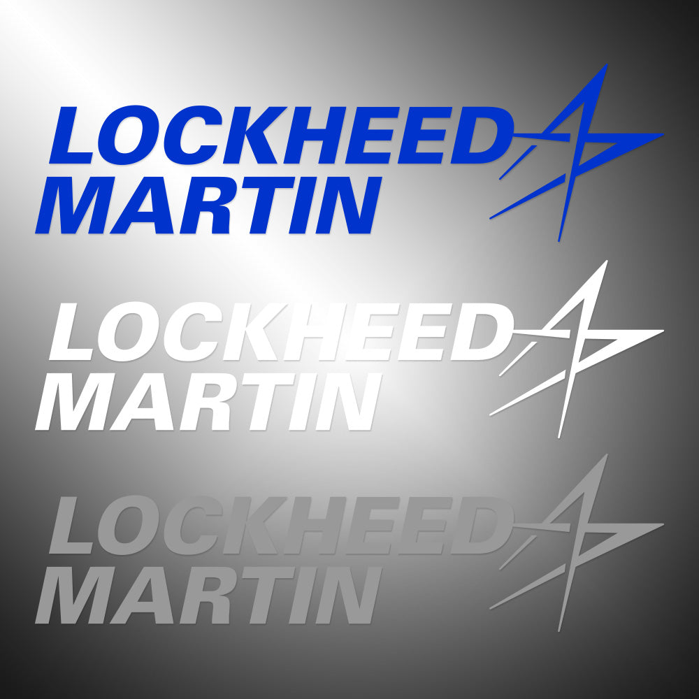 Lockheed Martin Sticker Decals (not printed)